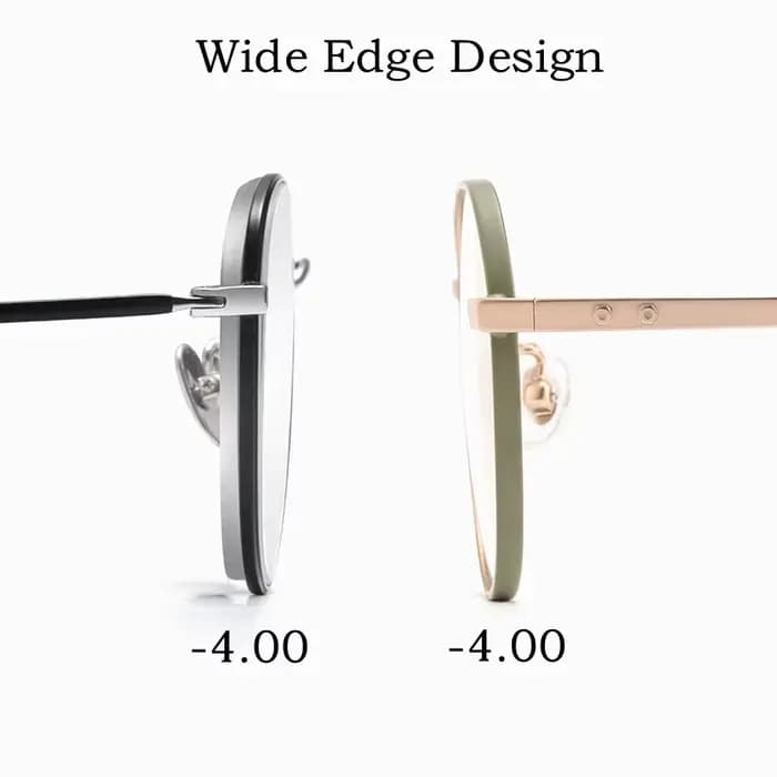 YIMARUILI nouveau Ultra léger large bord Design mode polygonal pur titane rétro myopie optique lunet