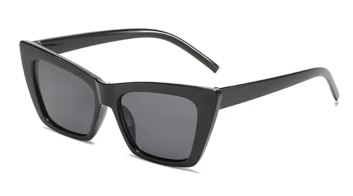 Lunettes de soleil œil de chat noir pour femmes, classiques, petite marque de mode de styliste, Vint