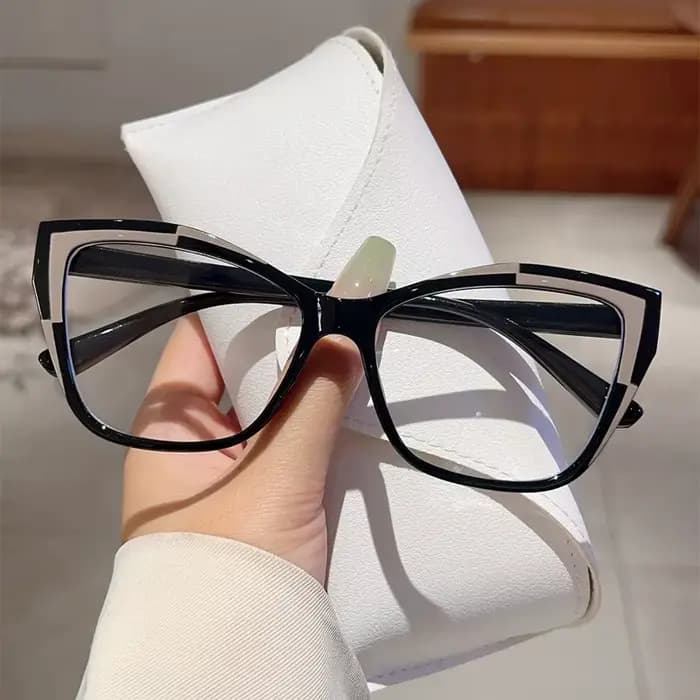 Lunettes de soleil œil de chat tendance pour femmes, lunettes anti-lumière bleue ultra légères, nouv