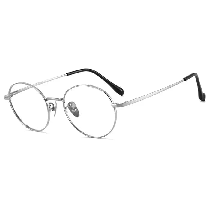 Lunettes rondes rétro en titane Ultra légères, à la mode, petite taille, hypermétropie, myopie, mont