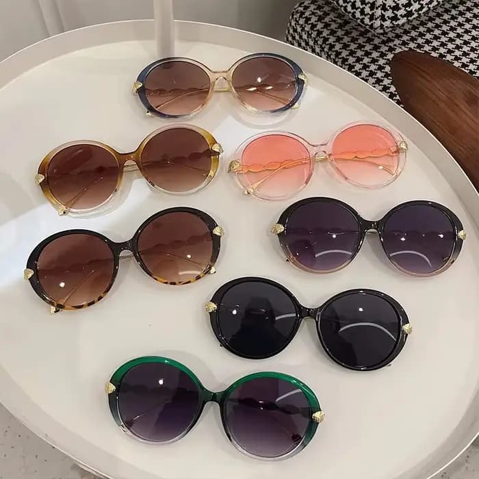 KAMMPT lunettes de soleil rondes rétro pour femmes mode populaire Vintage cadre hommes luxe tendance