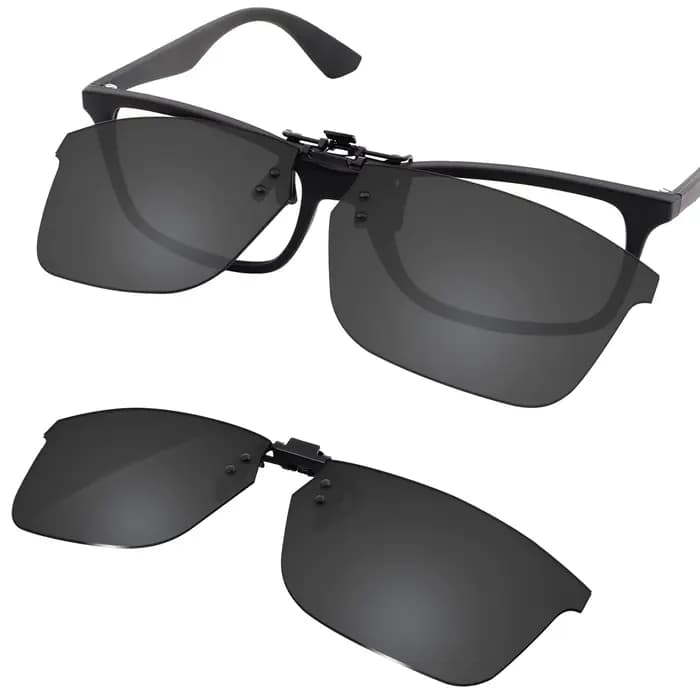 Beeyspecslab Clip de lunettes polarisées rabattables anti-éblouissement pour RayBan RB7047 56mm |