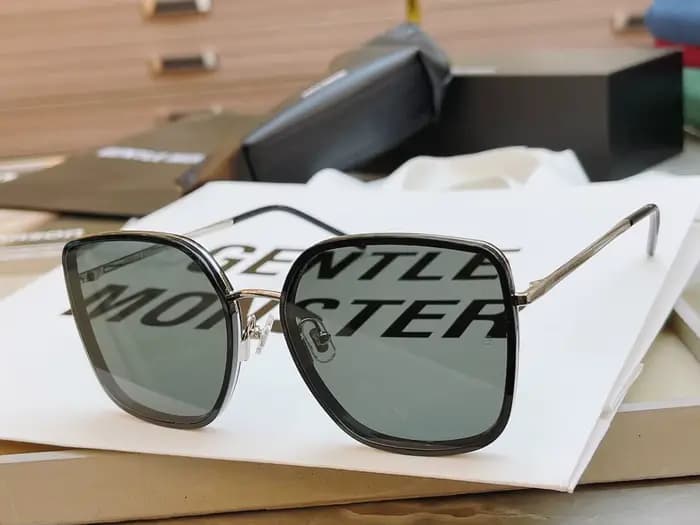 GENTLE MONSTER MuMu Nouvelles Lunettes de Soleil Tendance Designer Homme Femme Style Urbain Dégradé