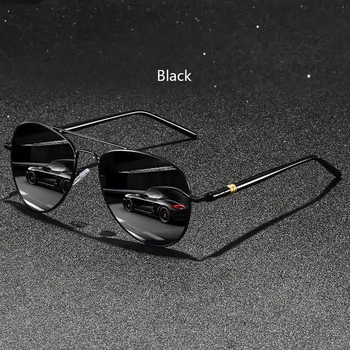 Lunettes de soleil vintage à monture métallique pour hommes et femmes, idéales pour la pêche et la c