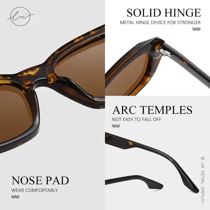 LM-Lunettes de soleil polarisées œil de chat pour femme, lunettes pour femme, haute qualité, TR90, U