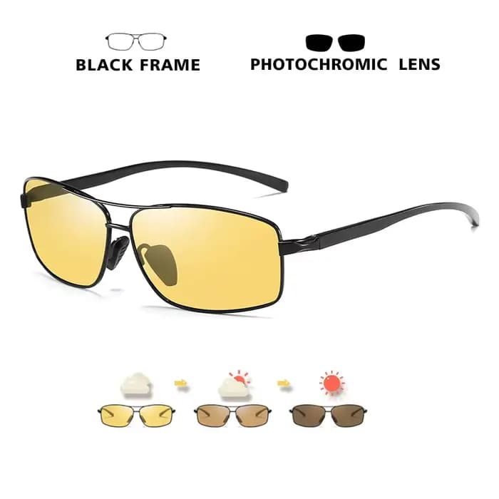 LIvissed MO-Lunettes de soleil polarisées photochromiques pour homme et femme, accessoire de haute q