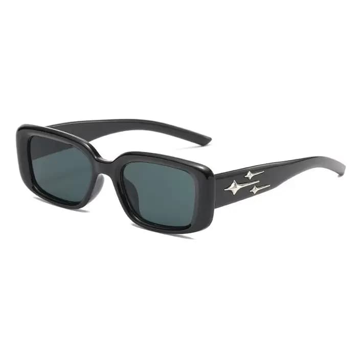 Lunettes de soleil rectangulaires rétro de style coréen pour femmes et hommes, lunettes de protectio