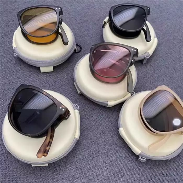 Lunettes de soleil pliantes, portables, protection solaire ultra légère, protection UV, lunettes de