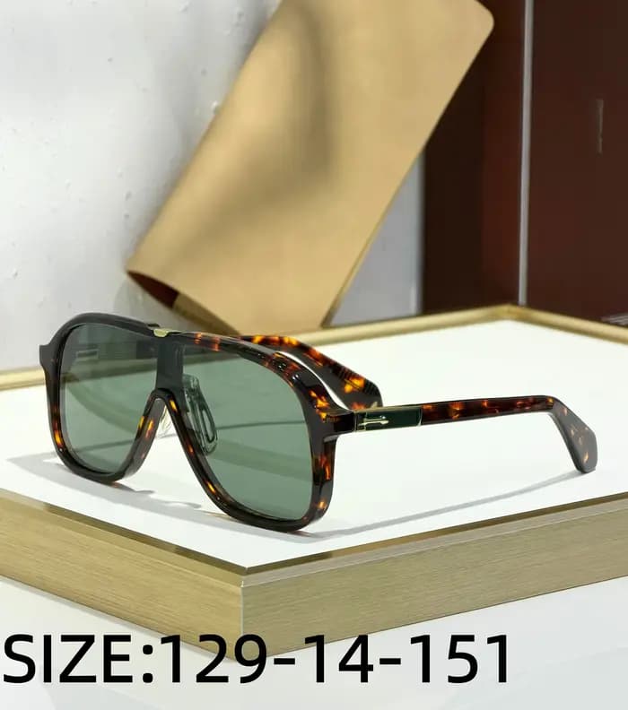 Lunettes de soleil KUROKAW faites à la main, monture en fibre d'acétate de taille moyenne, verre mon