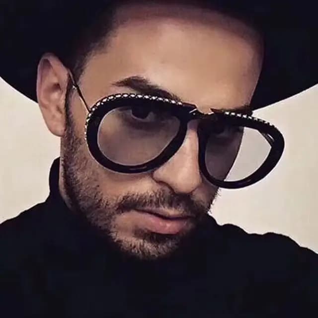 Lunettes de soleil rétro pliables en diamant pour hommes et femmes, nuances de mode UV400 Vintage, 4