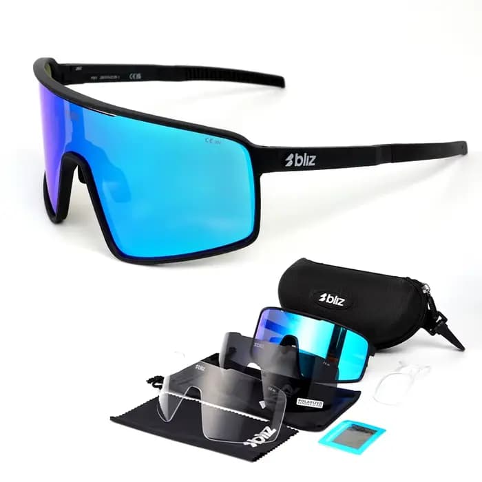 B BLIZ Nouvelles lunettes de cyclisme polarisées, protection UV400, anti-buée, lunettes de soleil de