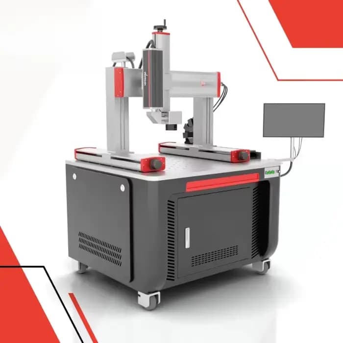 Machine de gravure laser UV à fibre optique pour bois, métal, plastique, acrylique, personnalisable