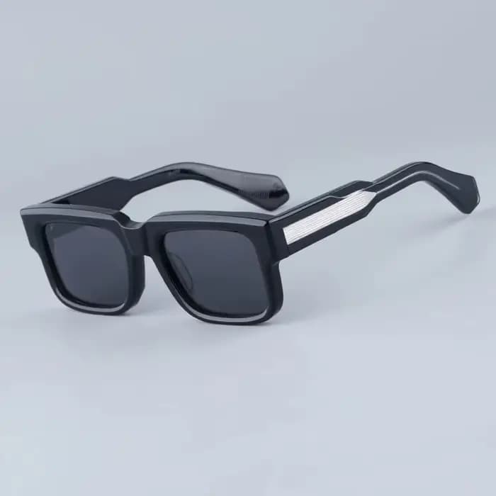 JMM Hemmings – lunettes de soleil carrées pour hommes et femmes, Uv400, faites à la main, étoiles po