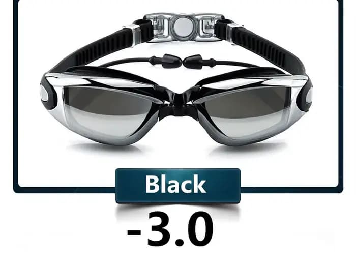 Lunettes de natation professionnelles Anti-buée, pour myopie, avec bouchons d'oreilles, pince-nez, p