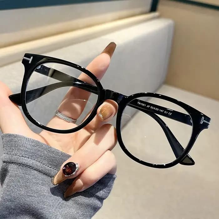 Petites lunettes à la mode pour hommes et femmes, visage sans gadget de maquillage, lunettes unies,