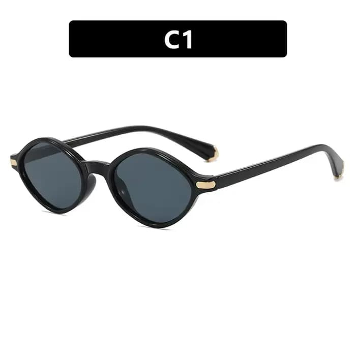 Lunettes de soleil tendance femme polygonale petit cadre trop irrégulier lunettes de soleil myopie l
