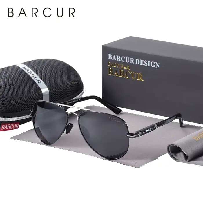 Lunettes De soleil polarisées pour hommes BARCUR lunettes De soleil pilotes pour hommes accessoires