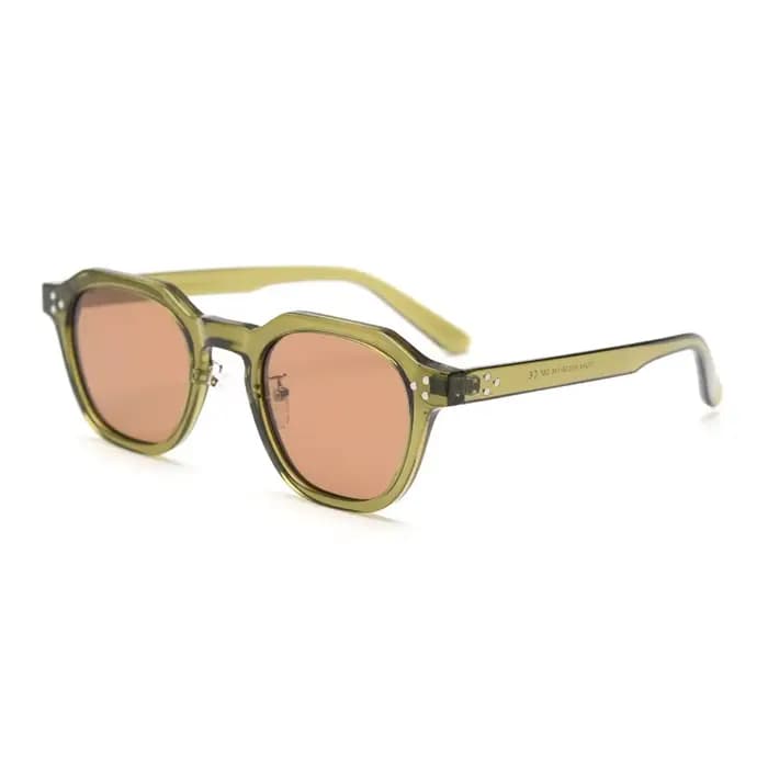 Lunettes de soleil polarisées pour femmes et hommes, TR90, carrées, polygone, Vintage, avec monture