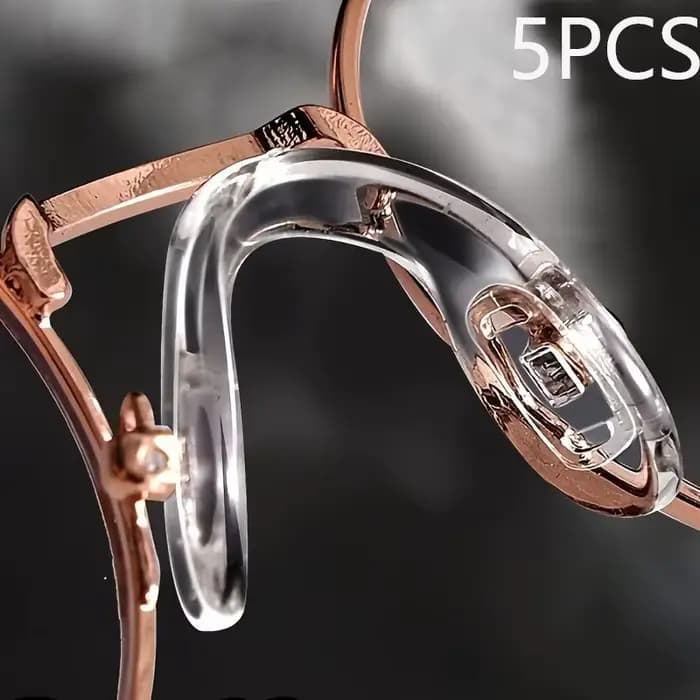 Ensemble de 5 coussinets de nez confortables pour lunettes - Conception airbag pour soulager la pres