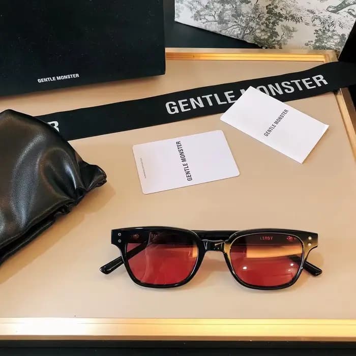 Lunettes de soleil carrées GENTLE MONSTER LEROY pour l'extérieur, populaires pour hommes et femmes d