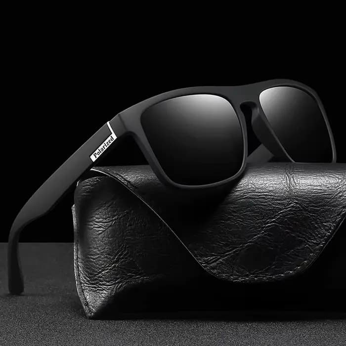 Lunettes de soleil carrées polarisées pour hommes et femmes, lunettes de soleil classiques, lunettes
