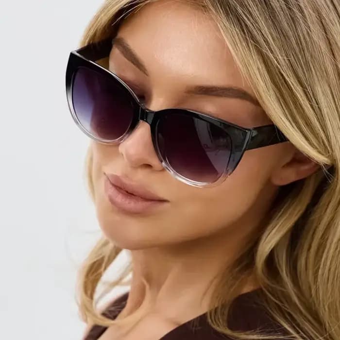 Lunettes de soleil œil de chat pour femmes, dégradé de couleur, styliste Uv400, nuances populaires I