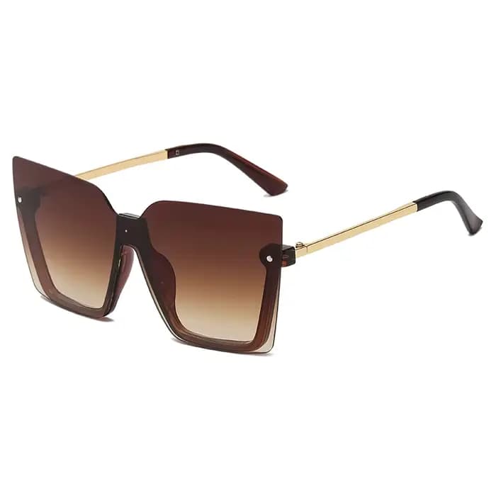 Randonnée surdimensionné carré Anti lumière lunettes femmes Vintage nuances marque concepteur grande