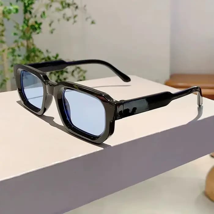 6 pièces/ensemble femmes Vintage Rectangle cadre lunettes de soleil mode rétro lunettes de soleil ma