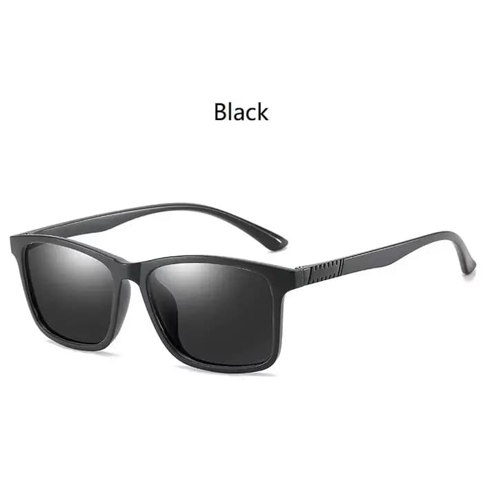 Lunettes de soleil polarisées de luxe pour hommes, monture carrée Vintage à la mode, ultra légère, p