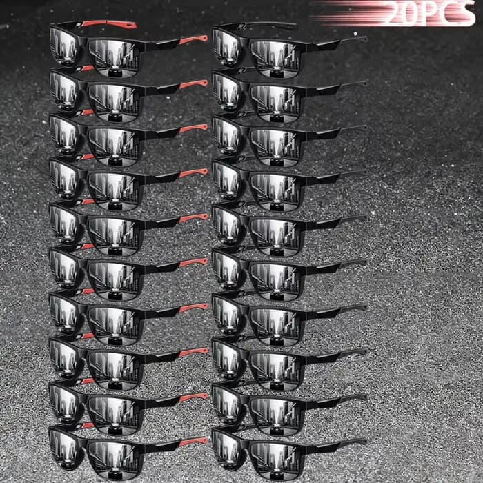 20PCS Lunettes de soleil classiques à la mode pour hommes et femmes, lunettes de soleil pour sports