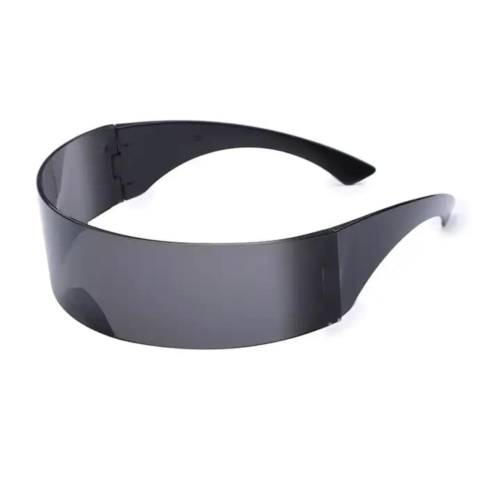 Lunettes de soleil futuristes à visière Cyclope étroite pour femmes et hommes, verres Laser UV400, v