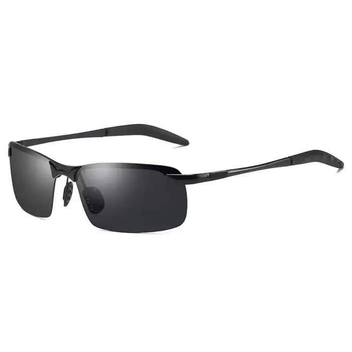 Lunettes de soleil polarisées photochromiques pour homme, monture en aluminium et magnésium, verres