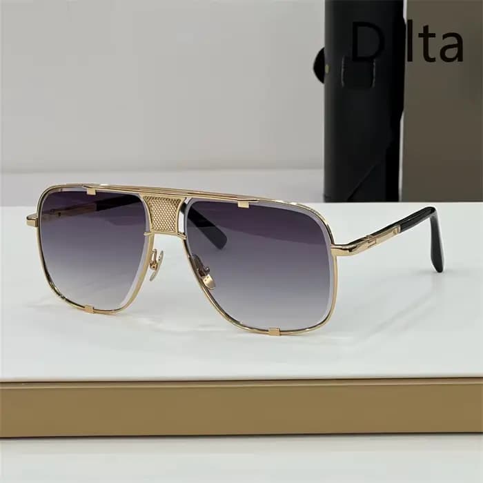 Dilta Mach-Lunettes de soleil pilote Five Sqaure pour hommes et femmes, en titane, marque de mode, U
