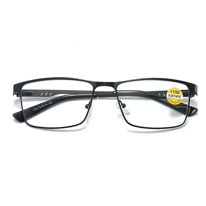 Lunettes de lecture à la mode pour hommes, monture de lunettes de Prescription bloquant la lumière b