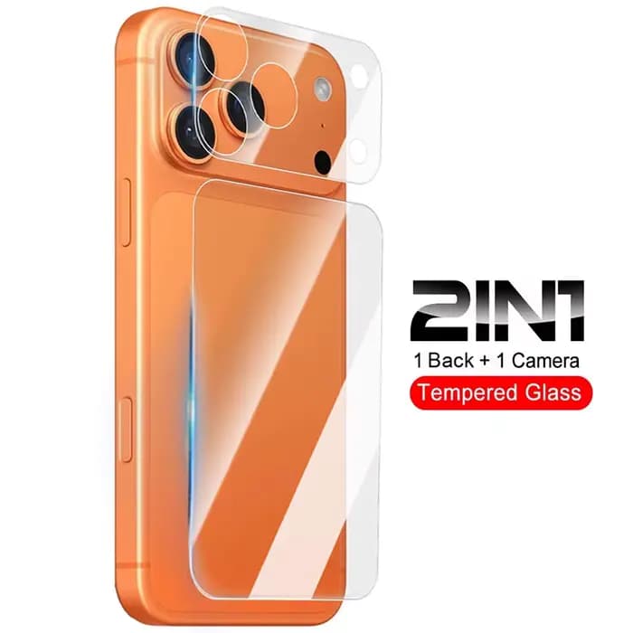Objectif 4 en 1 + verre trempé pour écran arrière, pour iPhone 17/17 Air/17 Pro/17 Pro Max HD, Films