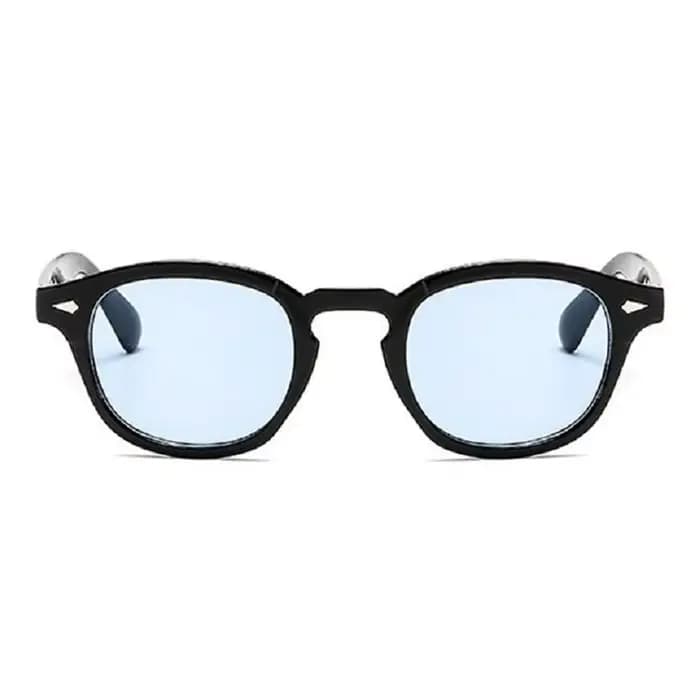 Mode Vintage Johnny Depp Style lunettes De soleil rondes clair teinté lentille marque Design fête sp