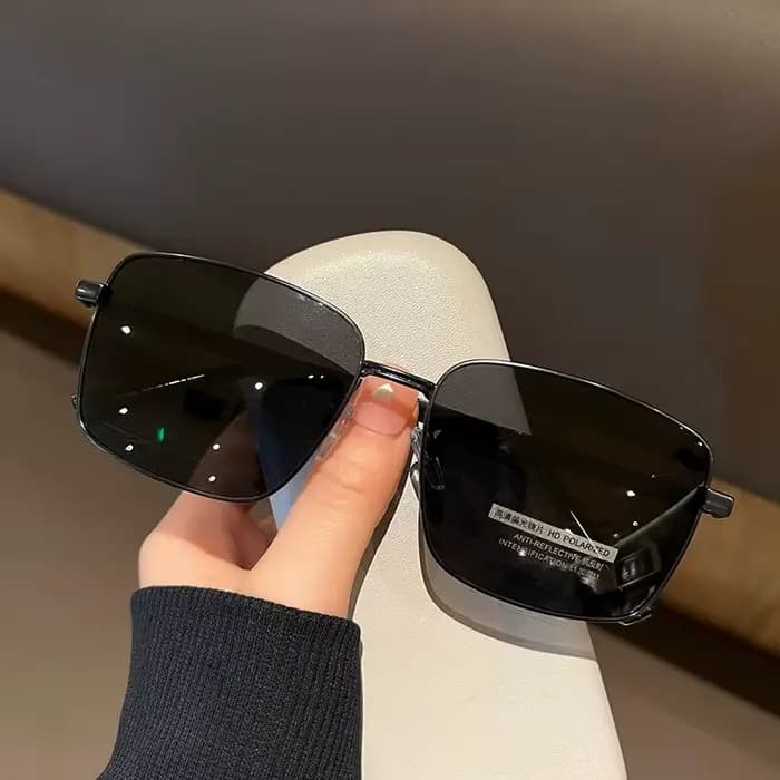 Lunettes de soleil pour hommes haut de gamme, polarisées, résistantes aux UV400, pour la conduite et