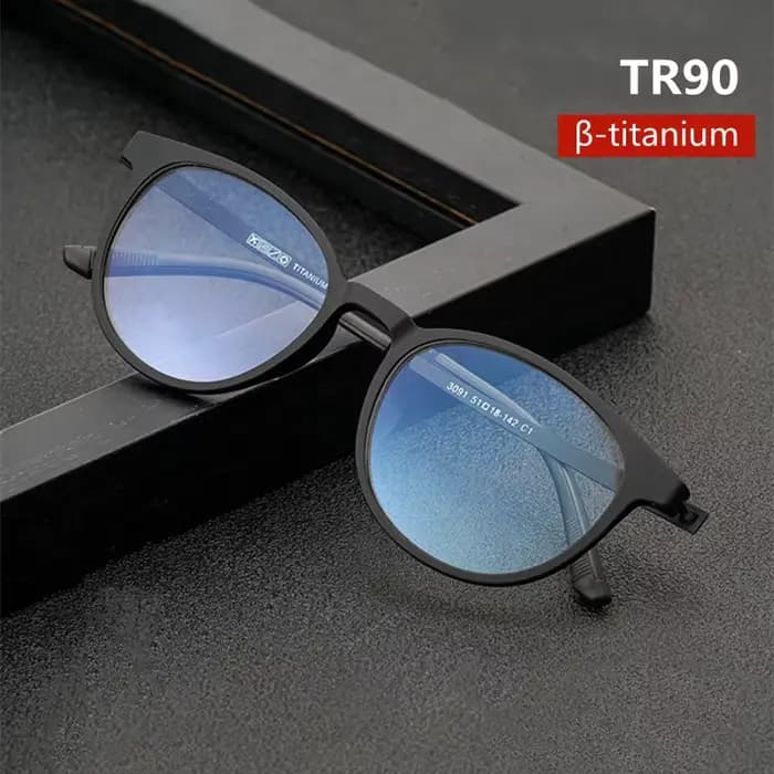 Lunettes de lecture photochromiques pour hommes, Anti lumière bleue, presbytie, monture ronde, chang