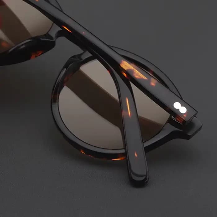Lemtosh lunettes de soleil rondes homme Johnny Depp lunettes de soleil polarisées femme marque de lu