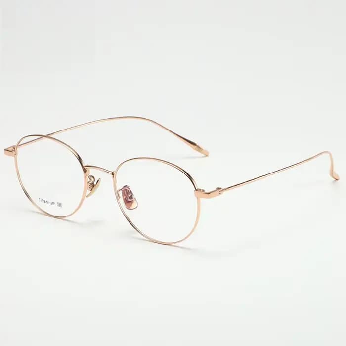 MOMOJA lunettes rondes rétro mode Ultra léger pur titane monture de lunettes nouvelles lunettes de P
