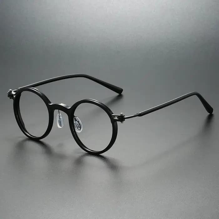 Lunettes de mode ultralégères pour hommes et femmes, Design de marque rétro, monture ronde de luxe,