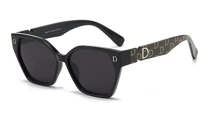 Lunettes de soleil personnalisées haut de gamme, lunettes de soleil rétro de luxe léger avec lettres