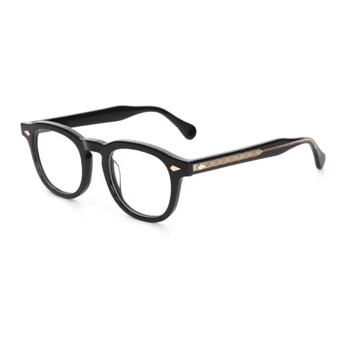 Lunettes optiques rétro classiques pour hommes, Johnny Depp, monture en acétate de luxe pour femmes,
