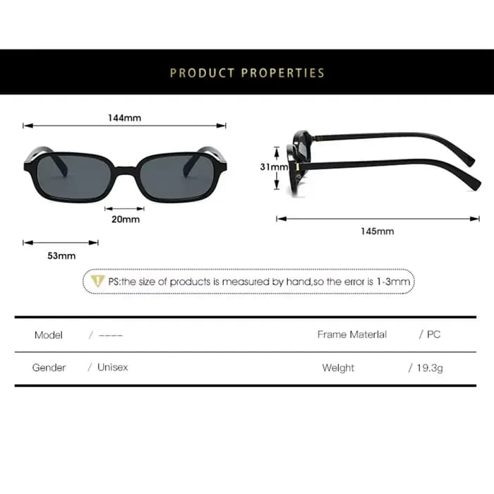 KLASSNUM Vintage lunettes de soleil hommes femmes 2026 lunettes à la mode Rectangle lunettes de sole