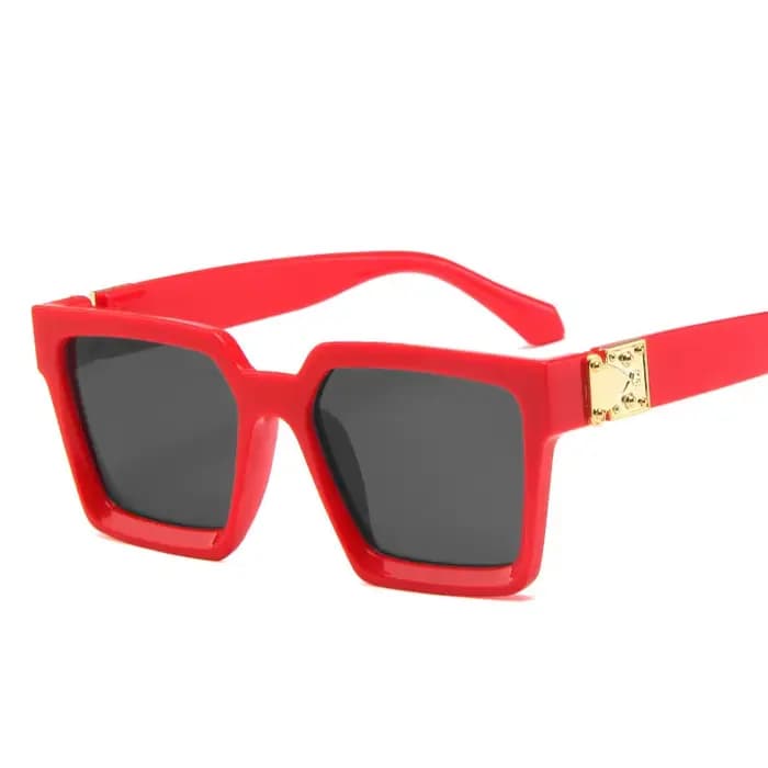 Lunettes de soleil carrées rétro pour hommes, lunettes de créateur de marque de luxe, haute qualité,