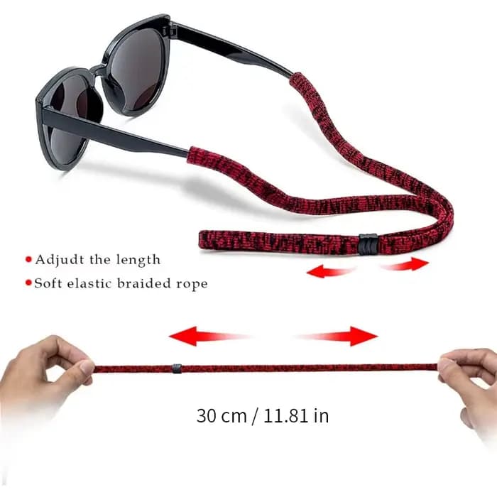 Sangle de support de chaîne de lunettes-câbles de sangles de lunettes pour hommes femmes-supports de