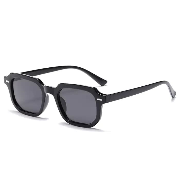 Lunettes à la mode pour hommes, nouvelle monture carrée tendance, rivets rétro Y2K, Festival de musi
