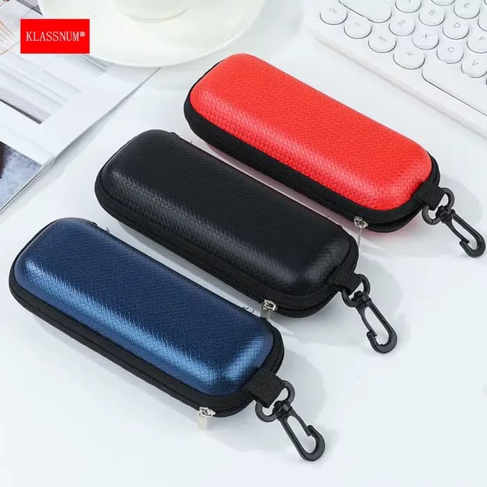 KLASSNUM Étuis à lunettes portables en EVA, étui rigide pour femmes et hommes, boîte à lunettes de l