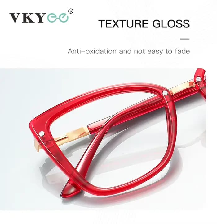 VKYEE géométrique minimaliste conception personnalisée Anti-lumière bleue lunettes photochromiques p