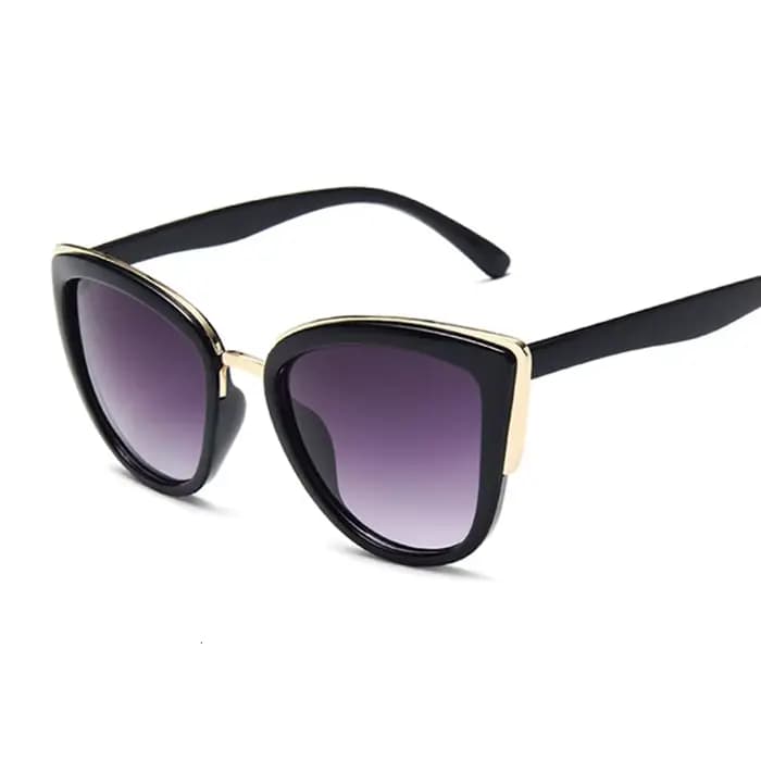 Lunettes de soleil yeux de chat pour femmes, miroir classique, vintage, monture en œil de chat, nick